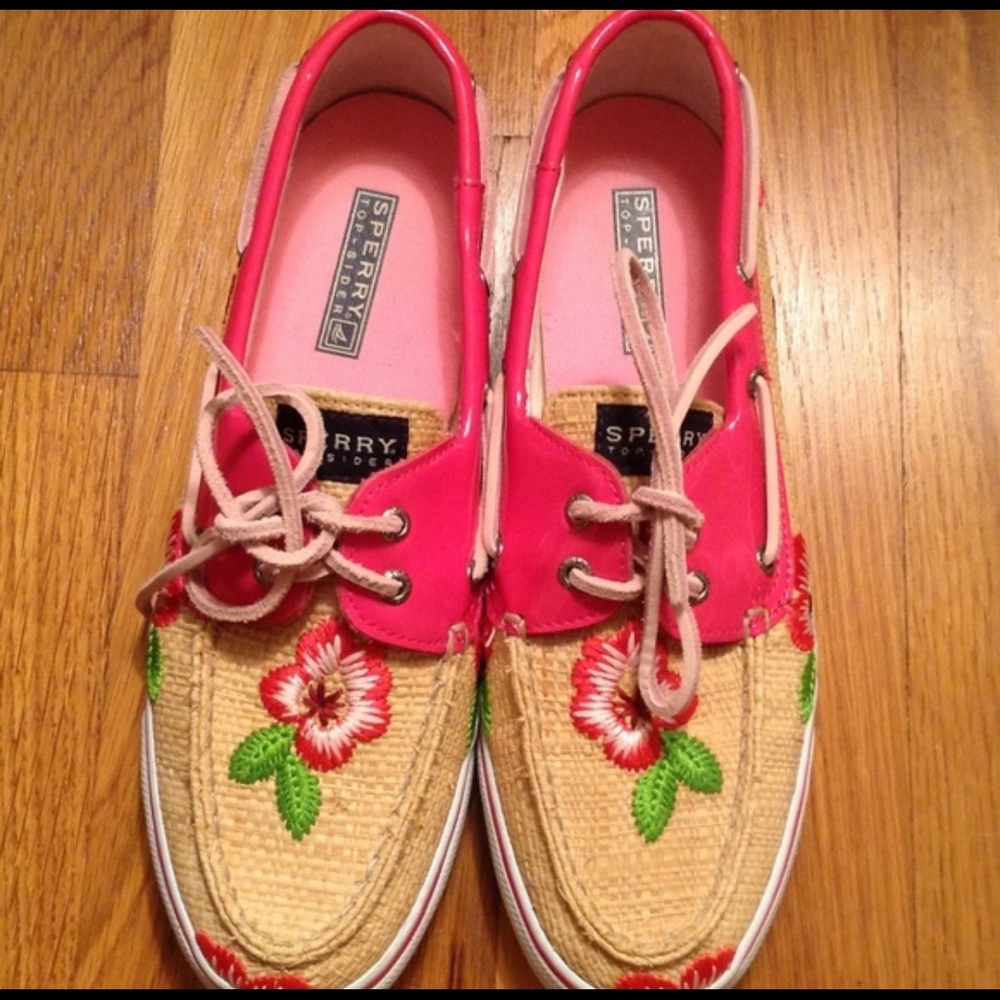 Sperry women's topsiders Hawaiian style sz9